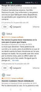 Productos estéticos chinos peligrosos