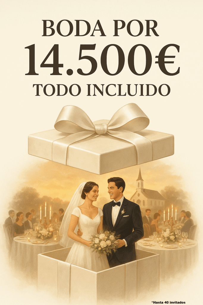Bodas tarifa plana 14.500€