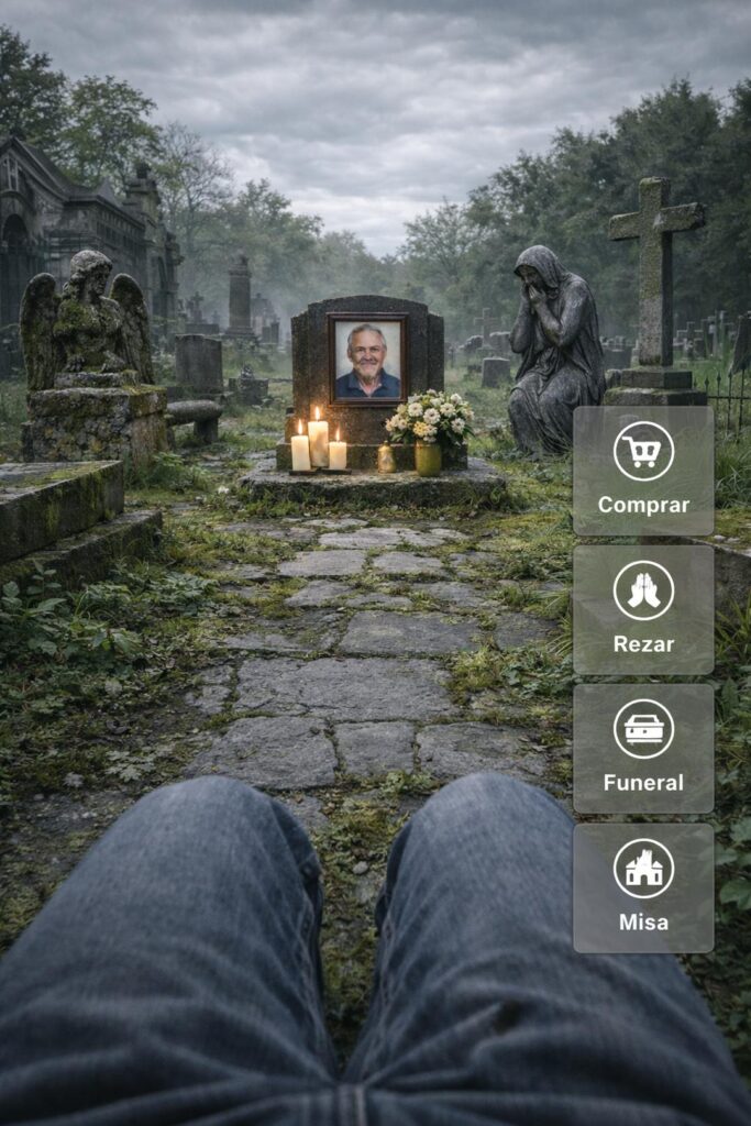 Descubre Funeral 3D, el memorial digital inmersivo que permite visitar lápidas virtuales, rendir homenaje a distancia y participar en funerales en directo.