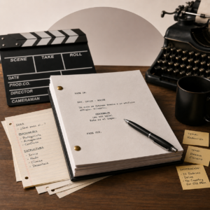 Catálogo de guiones y sinopsis originales para cine y televisión.